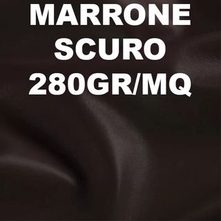 SIMILPELLE MARRONE SCURO 280GR/MQ 400cmX140h