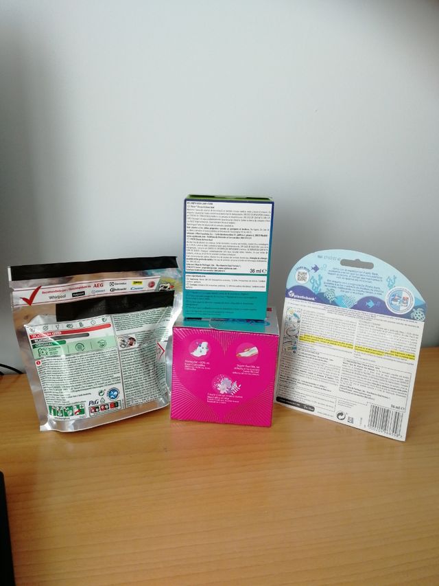 evax liberty, fairy lavavajillas, pato discos