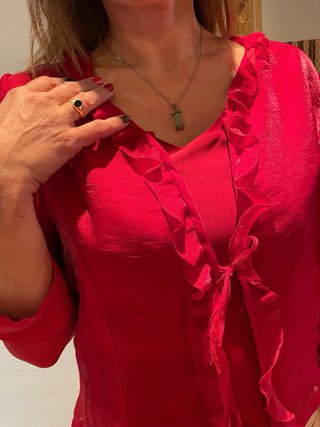 Traje fiesta rojo
