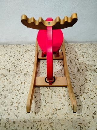 Juguete balancín Reno/Alce de madera (mecedora)