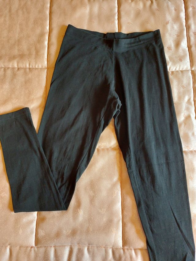 2 leggings premamá negros