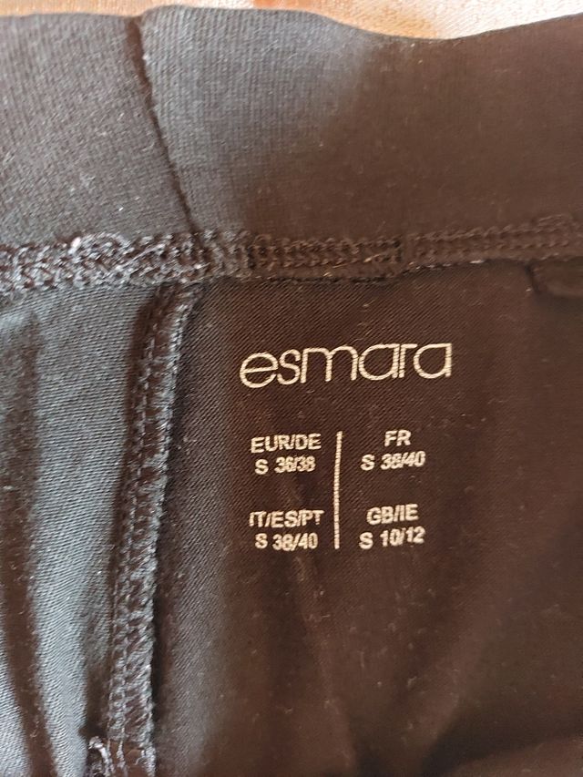 2 leggings premamá negros