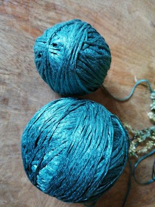 Gomitoli misti cotone verde