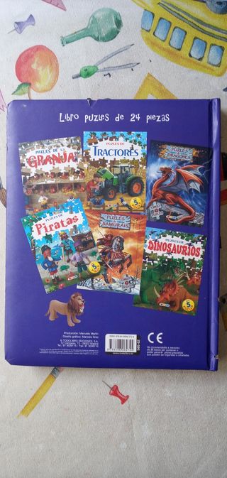 Libro Puzzles de animales.