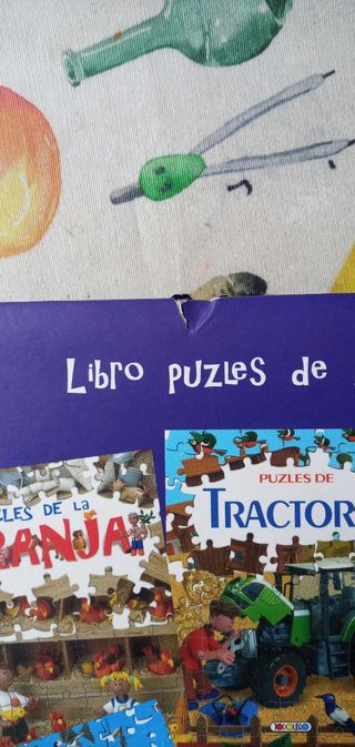 Libro Puzzles de animales.