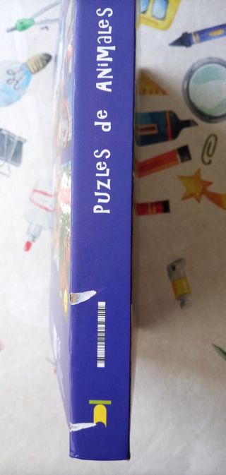 Libro Puzzles de animales.