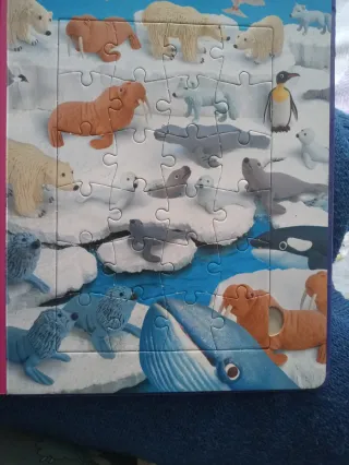 Libro Puzzles de animales.