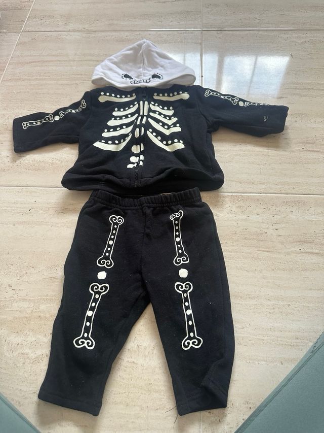 Disfraz de esqueleto