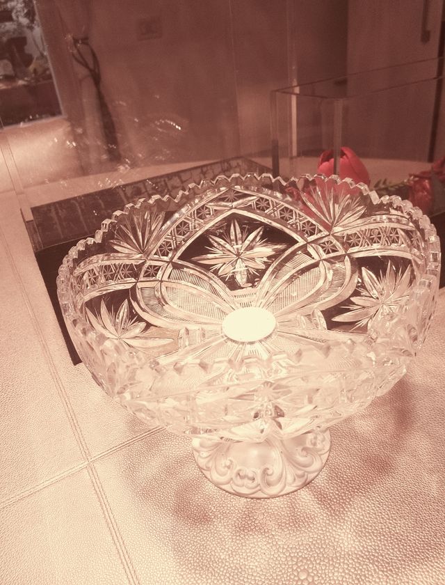 Alzatina in cristallo