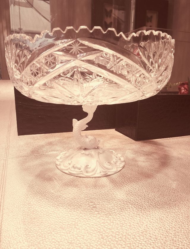 Alzatina in cristallo