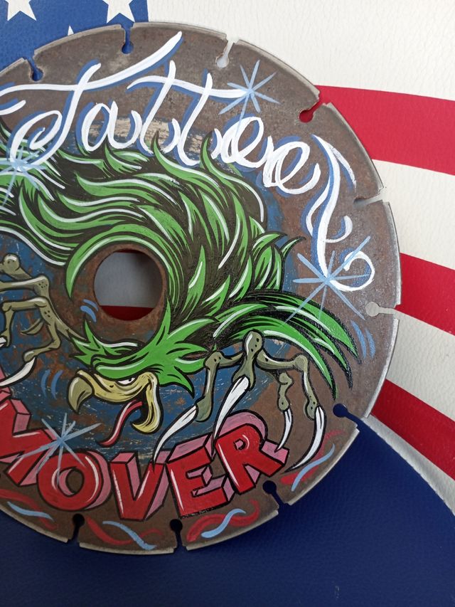 Decorazione kustom kulture chopper