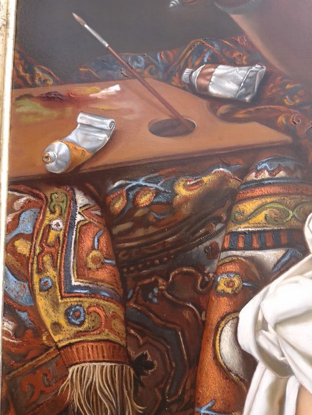 Quadro olio su tavola