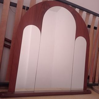 Espejo con madera ,solo venta en persona