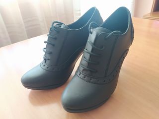 Botines de tacón mocasines, Marypaz