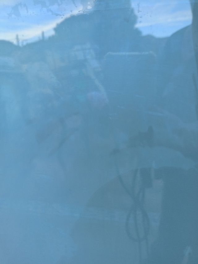 Due fogli/piano di lavoro in vetro, vetro