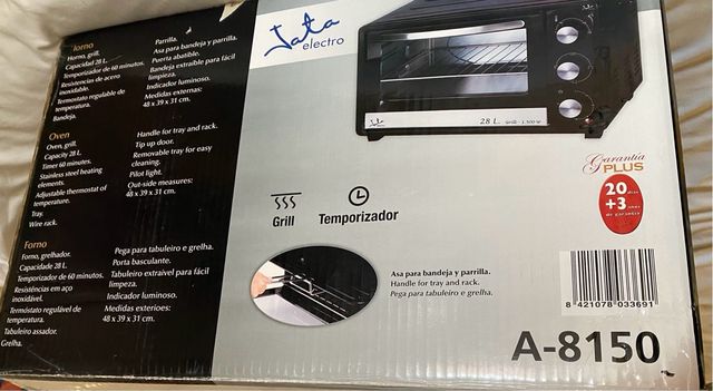 Mini horno - Jata HN928,