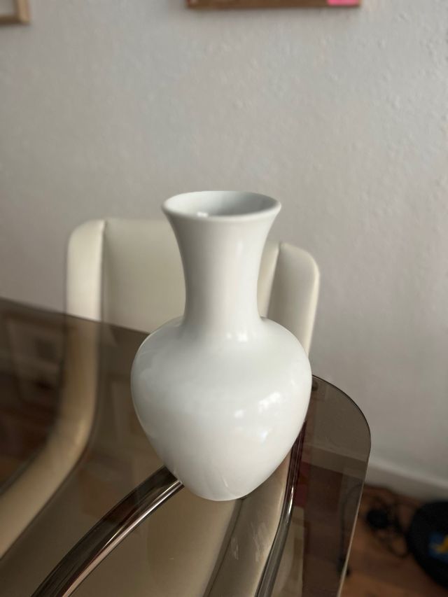 Jarron ceramcia blanco