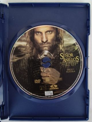 DVD "EL SEÑOR DE LOS ANILLOS LAS DOS TORRES"