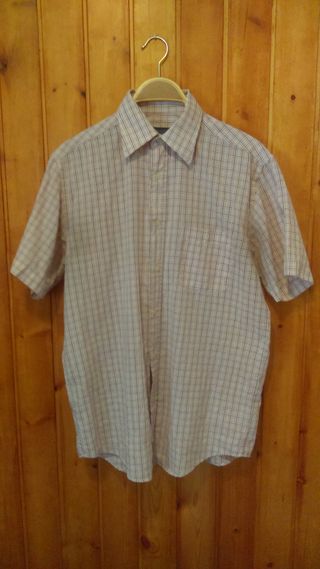 Camisa hombre a cuadros talla S (grande)