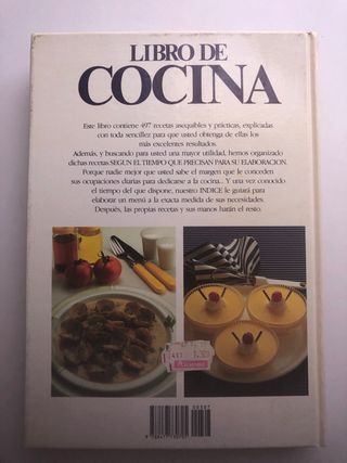 LIBRO DE COCINA: 497 RECETAS