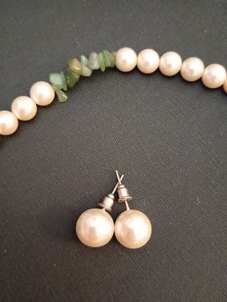 Conjunto collar y pendientes