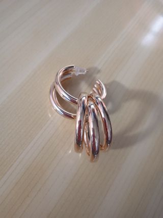 Pendientes aro triple Zara