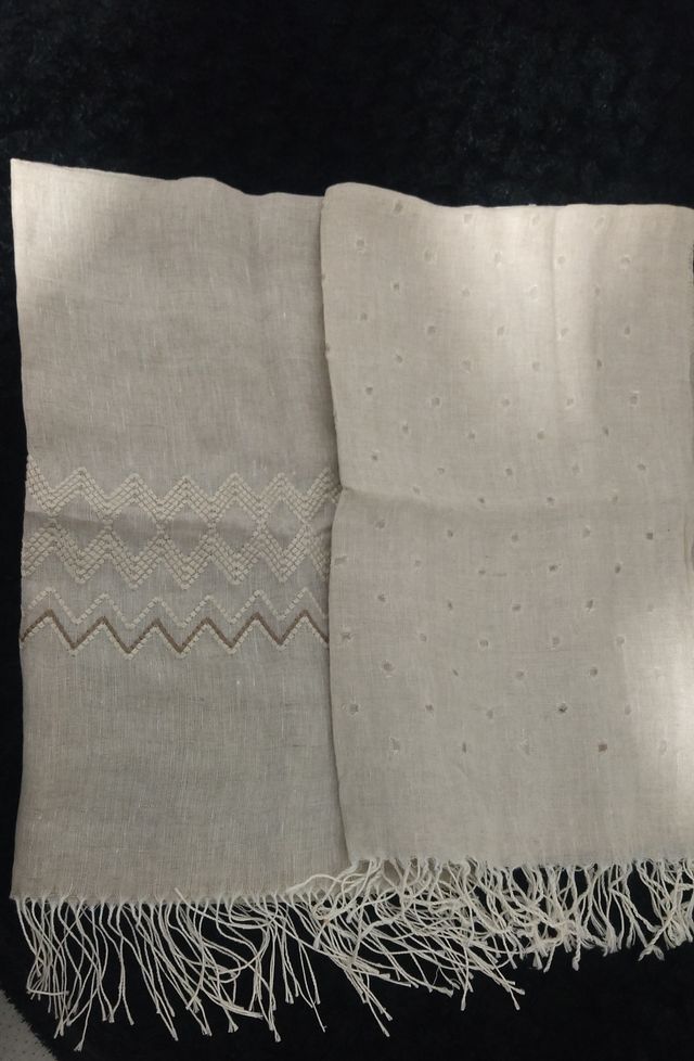 Bufandas de 100% lino italianas Nuevo