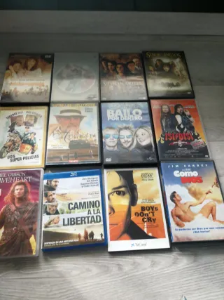 LOTE 12 DVD originales  braveheart señor anillos