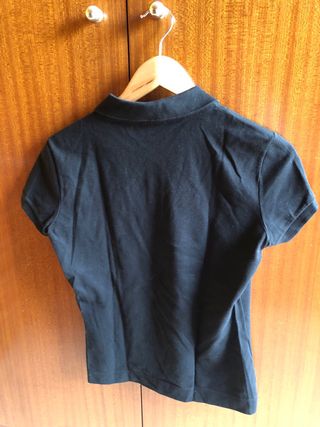 Polo negro Lacoste