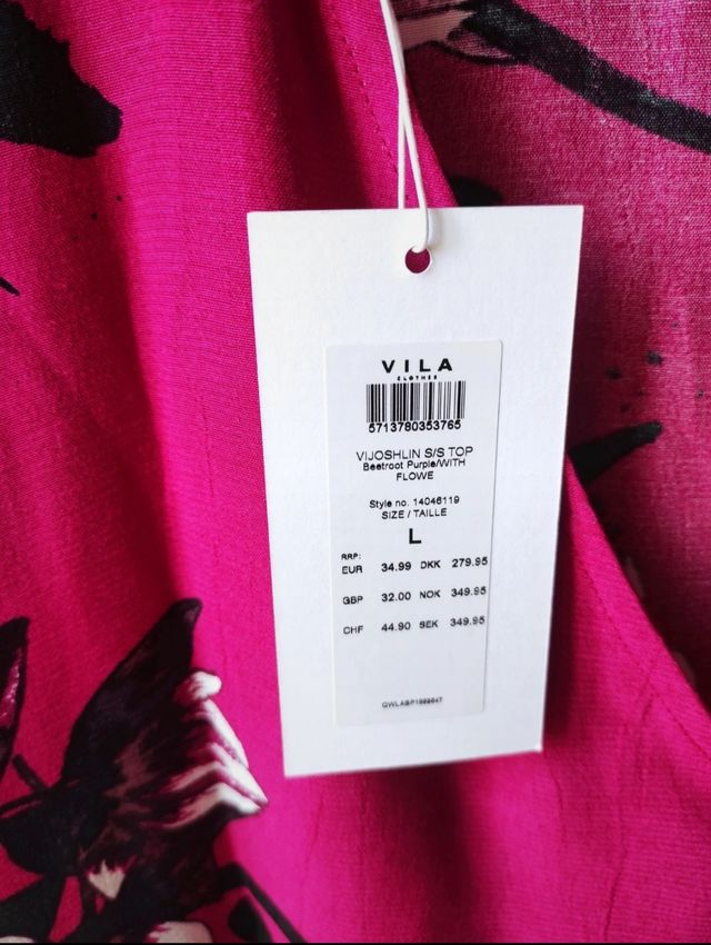 Camisa VILA Nueva TallaL