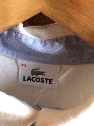 Polo Lacoste blanco