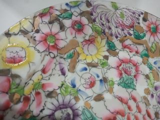 PLATO ANTIGUO PORCELANA DE MACAO FLOES