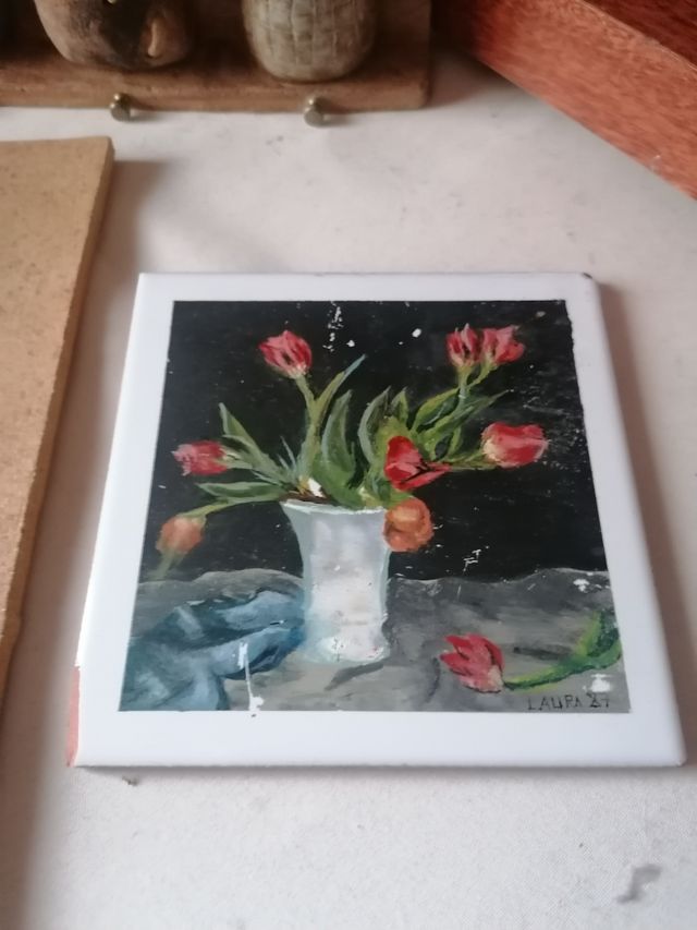 Lote de quadrados de barro