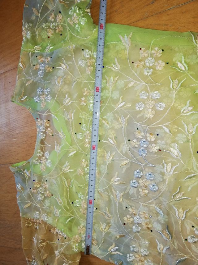 Traje típico de India. Suit salwar