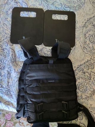 Pack deportivo chaleco y mancuerna