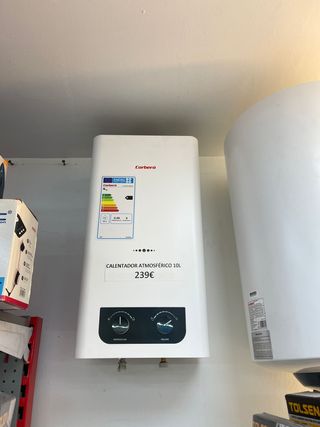 Calentador atmosférico 10litros Gas Butano/Natural