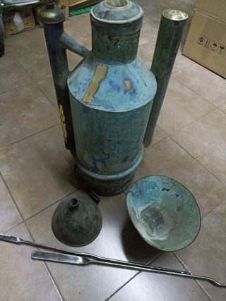 Sulfatadora antigua bronce o metal