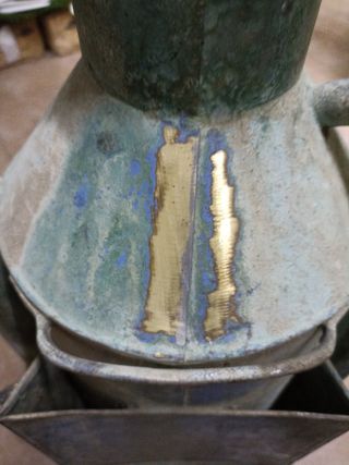 Sulfatadora antigua bronce o metal