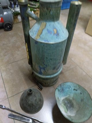 Sulfatadora antigua bronce o metal