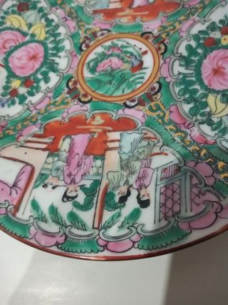 ANTIGUO PLATO DE PORCELANA DE MACAO 23 C