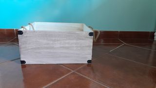 Caixa de decoração/arrumação com cordas
