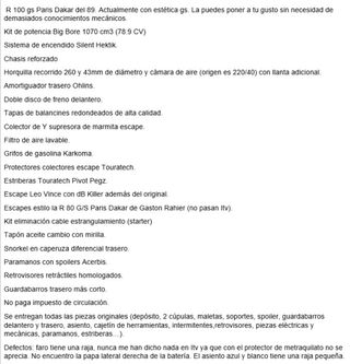 Bmw R100GS Paris Dakar