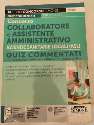 Libro concorso ASL + quiz ed Simone