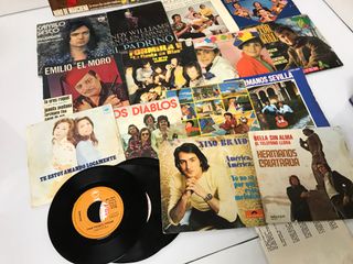 Lote de discos de vinilo