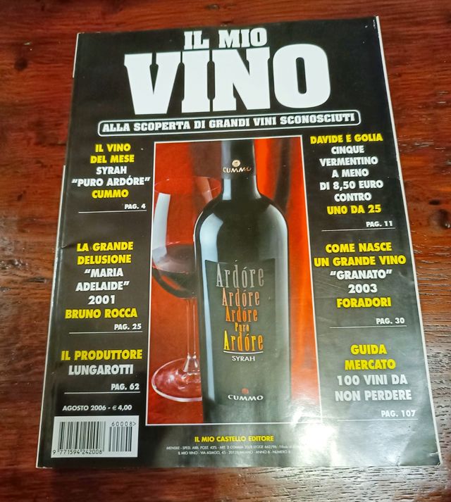 Il mio vino Agosto 2006