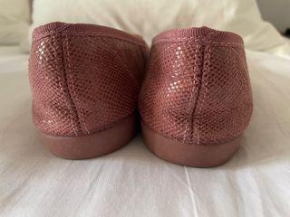 Zapatos manoletinas/merceditas rosas 