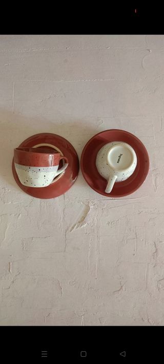 2 tazzine da caffè con piattino,Tognana