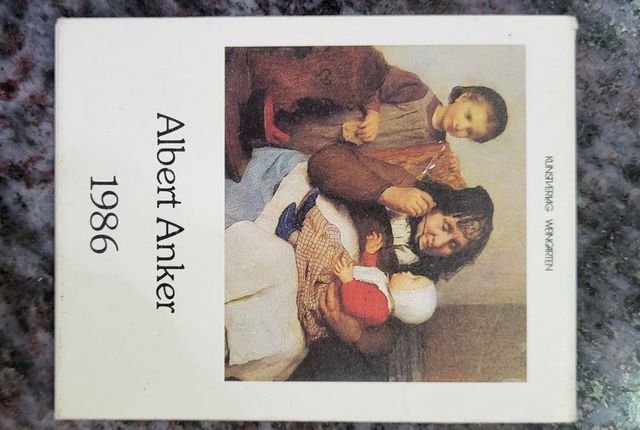 Calendario mesa pequeño de Albert Anker 1986