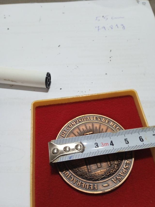 Medalla XXV regantes de España