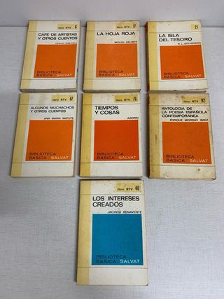 Lote de 7 Libros Literatura Clásica